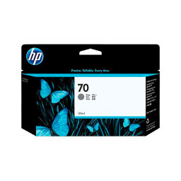 C.t.HP #70 gris con tinta Vivera de 130 ml.