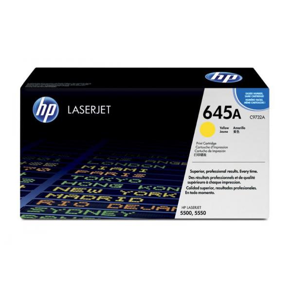 Toner HP LjC.#645A 5500 5550 amarillo 13.000p.