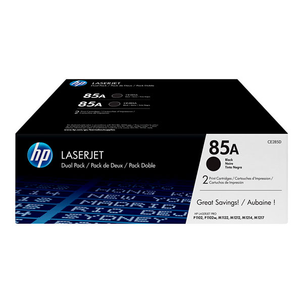 (2) Toner #85AD HP Lj P1102 M1130 M1132 M1212 M1217  2x1.600p. (doble-pack) 