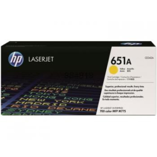 Toner HP #651A amarillo Lj.Enterprise 700 MFP M775 16.000p.
