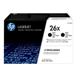 (2) Toner HP #26X negro Lj. Enterprise M402 M426 2x9.000p. (doble-pack)