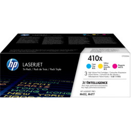 (3) Toner HP #410X M452 477 3x5.000p. - MULTIPACK 3-COLORES C/M/Y