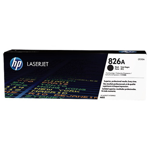 Toner HP #826A negro Lj. Enterprise M855 29.000p.