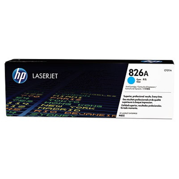Toner HP #826A cian Lj. Enterprise M855 31.500p.