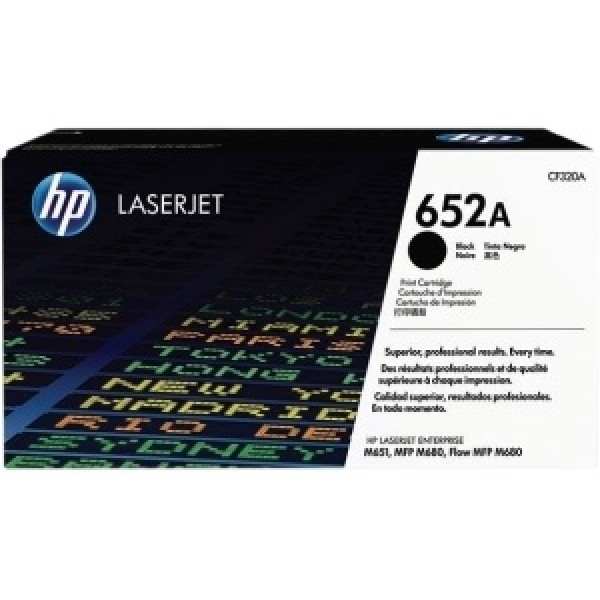 Toner HP #652A negro Lj.Enterprise M680 11.500p.