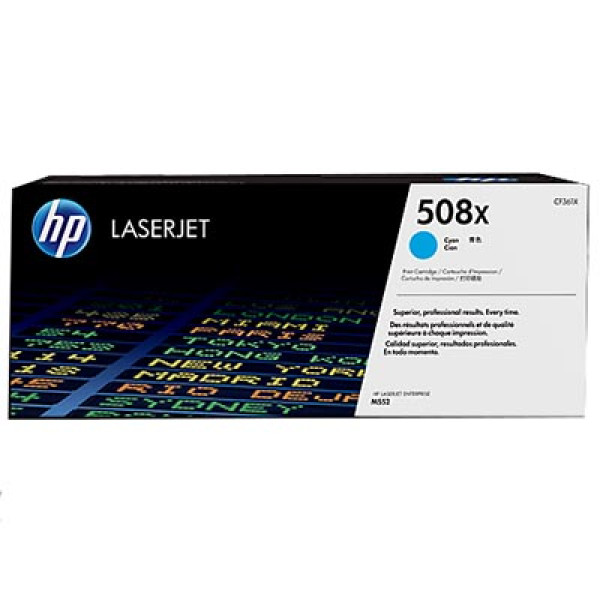 Toner HP #508X Lj Enterprise M552 M553 cian 9.500p.
