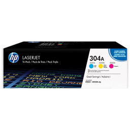 (3) Toner HP #304A LjC. CP2025 CM2320 3x2.800p. - MULTIPACK 3-COLORES C/M/Y