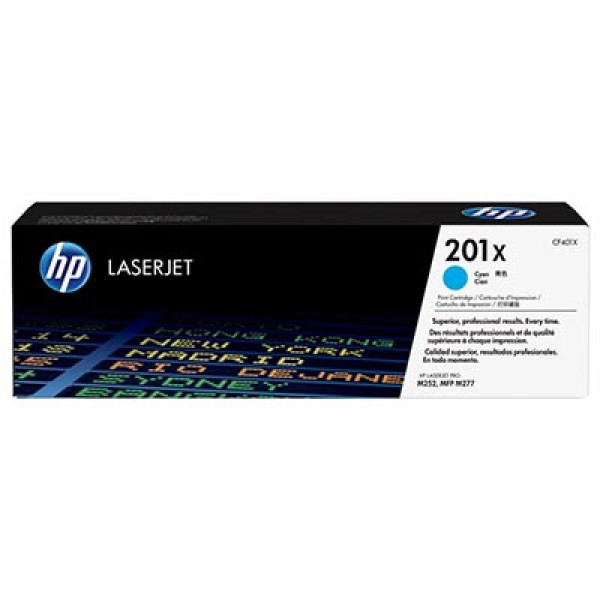 Toner HP #201X cian M252 M277 2.300p.
