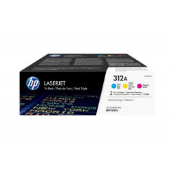 (3) Toner HP #312A - 3 colores M476 3x2.700p. - MULTIPACK 3-COLORES C/M/Y