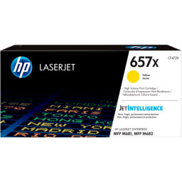Toner HP #657X amarillo Enterprise MFP M681 M682 23.000p.
