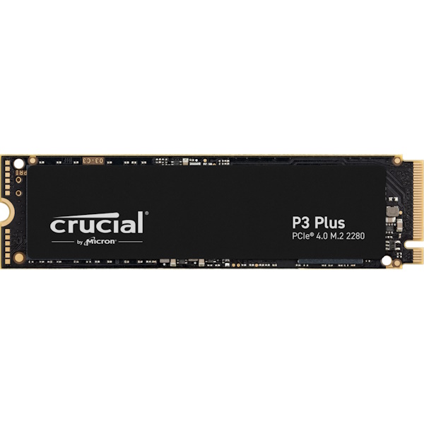 SSD interno CRUCIAL P3 Plus 1TB M.2 Express 4.0 NVMe 3D NAND lect.5000MB/s, escr.3600MB/s