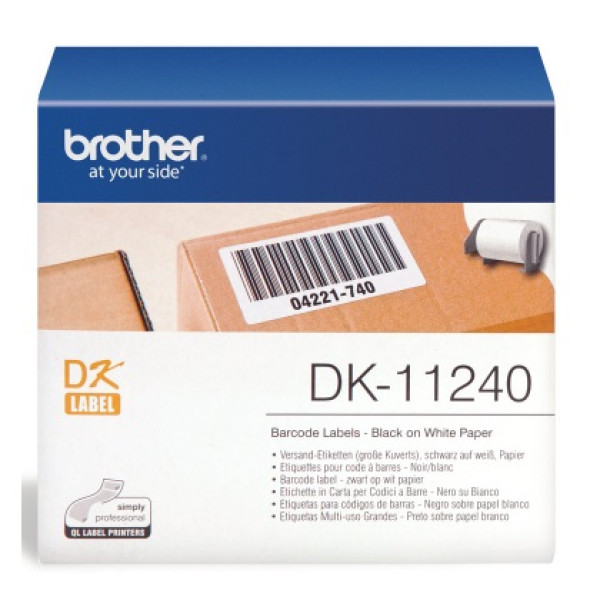 Rollo etiq.DK precort. multiprop.grandes 102x51mm 600un solo para QL1050 1060 1100 y 1110