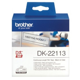 Cinta continua DK película plást.transp.62mmx15,24 para QL570 QL700 QL710 QL720 QL1050 QL1060