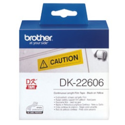 Cinta continua DK película plást.amaril 62mmx15,24 para QL570 QL700 QL710 QL720 QL1050 QL1060