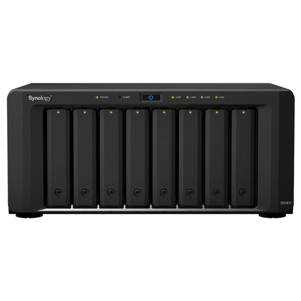 Servidor NAS SYNOLOGY DiskStation DS1817 8 bahías Quad-core (4 Core) 1,70 GHz 4 GB RAM DDR3L SDRAM -