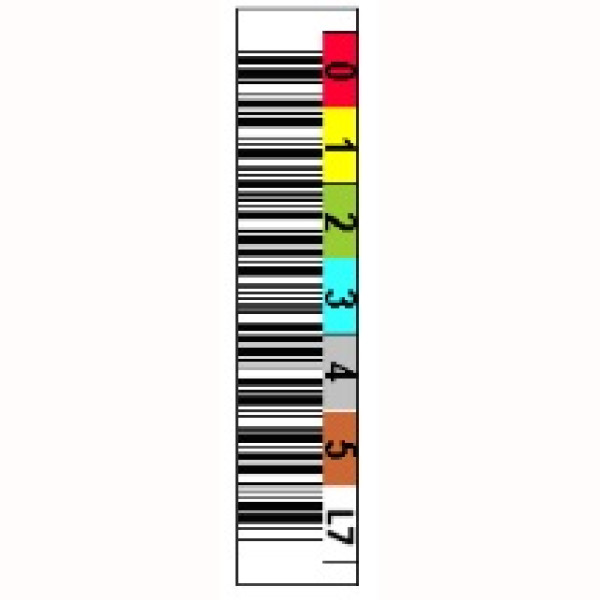 Etiqueta Ultrium LTO-7 - 6dig. Horiz./Color/barcode/ Etiqueta Ultrium LTO-7 - 6dig. Horiz./Color/barcode/