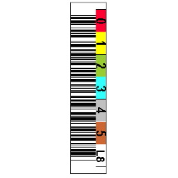 Etiqueta Ultrium LTO-8 - 6dig. Horiz./Color/barcode/ Etiqueta Ultrium LTO-8 - 6dig. Horiz./Color/barcode/