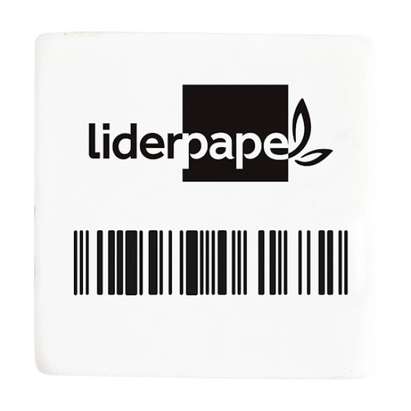 Goma de borrar LIDERPAPEL miga de pan para lápiz cuadrada 30x30x10 caucho sintético Goma de borrar LIDERPAPEL miga de pan para lápiz cuadrada 30x30x10 caucho sintético