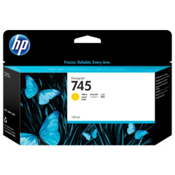 C.t. HP #745 amarillo 130ml Designjet Z2600 Z5600 HD Pro MFP