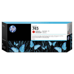 C.t. HP #745 rojo cromático 300ml Designjet Z2600 Z5600 HD Pro MFP