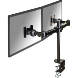 Brazo articulado NEWSTAR 2 monitores, 3 puntos rot 10
