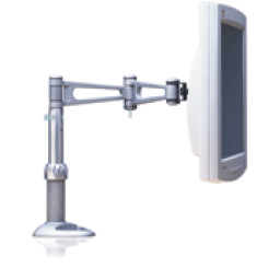 Brazo pant.plana M7 clamp 20a28cm,1brazo,1secc.,plata