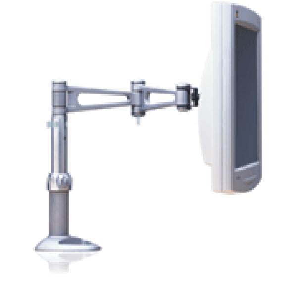 Brazo pant.plana M7 clamp 20a28cm,1brazo,2secc.,plata