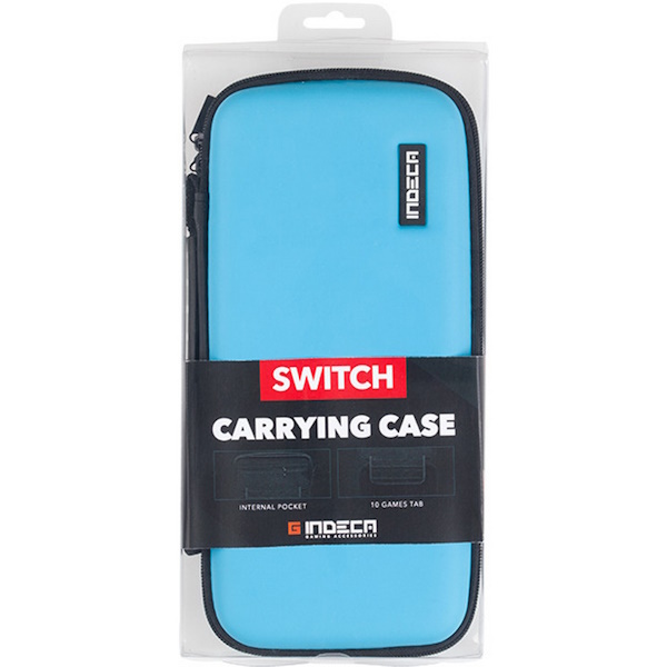 INDECA NINTENDO Switch carrying case estuche color azul claro
