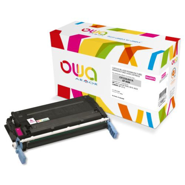 Toner reman OWA: HP Color Lj 4600 4610 4650 8.000p. Std C9723A / 641A magenta