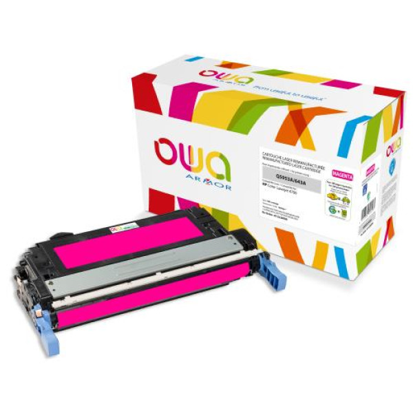 Toner reman OWA: HP Color Lj 4700 10.000p. Std Q5953A / 643A magenta