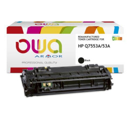 Toner reman OWA: HP Lj P2015 3.000p. Std Q7553A  / 53A