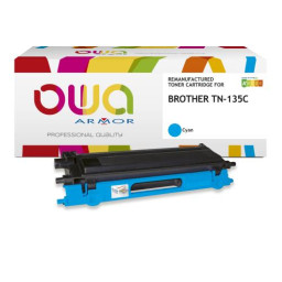 Toner reman OWA: BROTHER HL4050 HL4070 cyan 4.000p. HC TN135C cyan