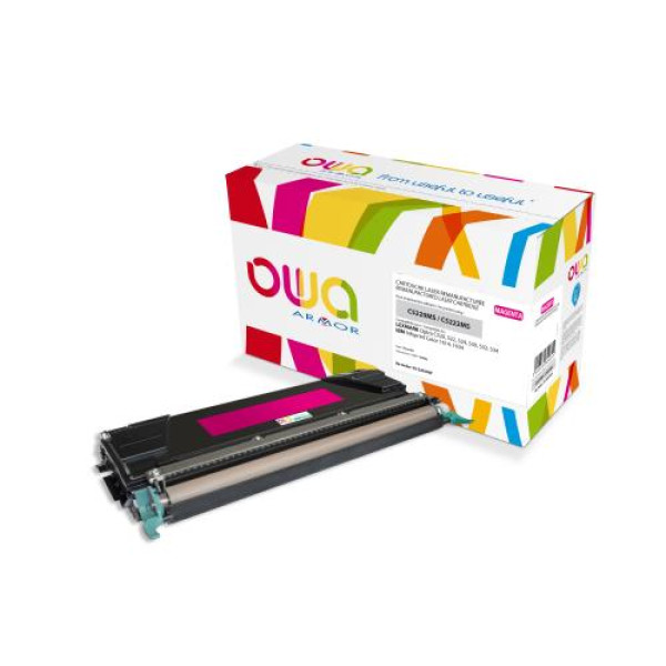 Toner reman OWA: LEXMARK C520 C522 C524 C530 C532 3.000p. Std C5220MS magenta