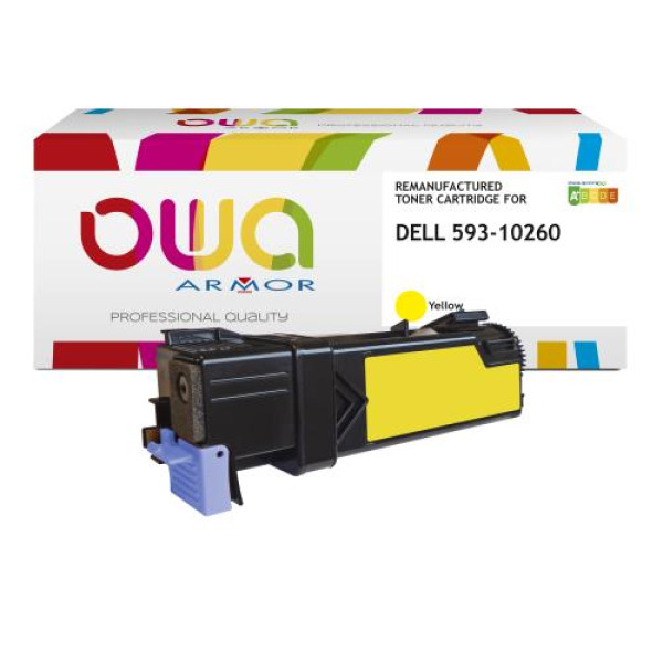Toner reman OWA: DELL 1320 amarillo 2.000p. (PN124)(593-10260)