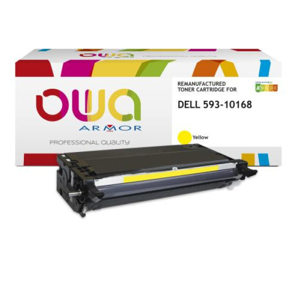 Toner reman OWA: DELL 3110 3115 4.000p. Std 593-10168 / NF555 amarillo