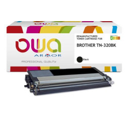 Toner reman OWA: BROTHER HL4150 MFC9460 negro 2.500p. Std TN320BK negro