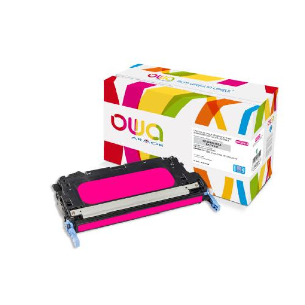 Toner reman OWA: HP Color Lj 3600 3800 CP3505 8.000p. Jumbo Q7583A / 503A / EP-711 magenta (+cap