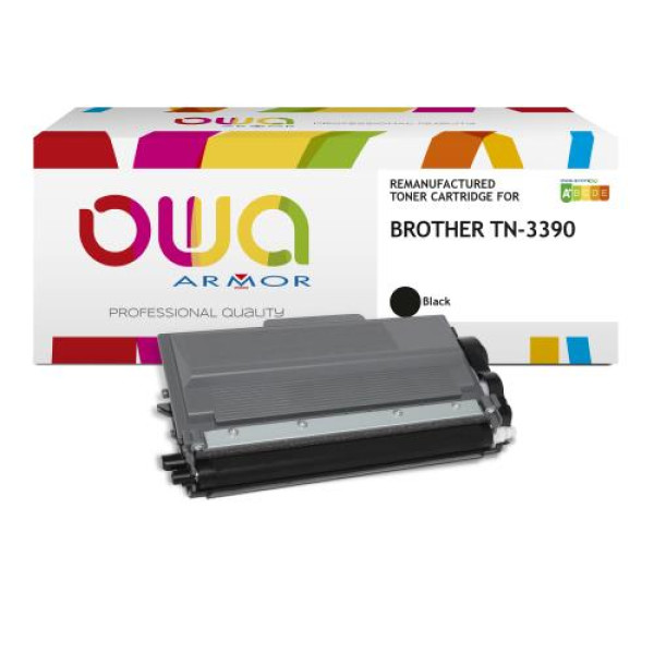 Toner reman OWA: BROTHER HL6180 DCP8250 MFC8910 12.000p. Std TN3390