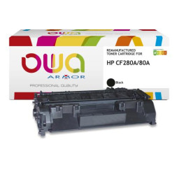 Toner reman OWA: HP Lj Pro 400 M401 M425 2.700p. Std CF280A / 80A