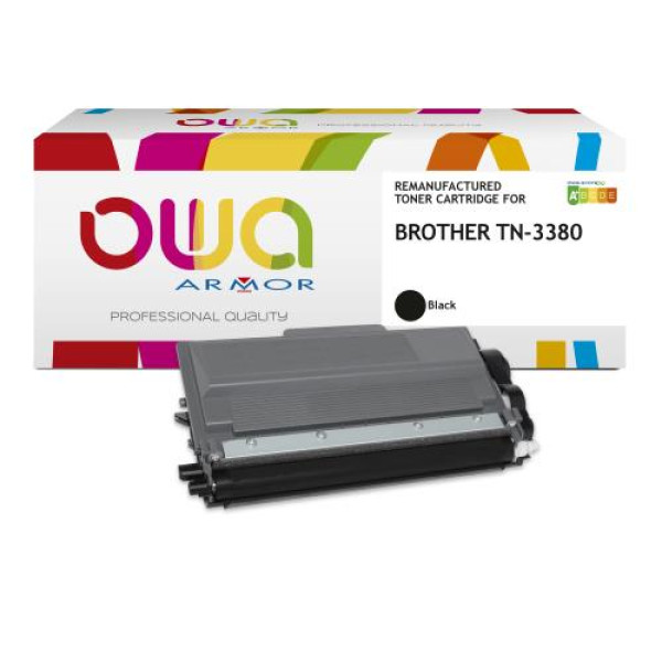 Toner reman OWA: BROTHER HL5440 MFC8520 DCP8110 12.000p. Jumbo TN3380 (+capacidad)