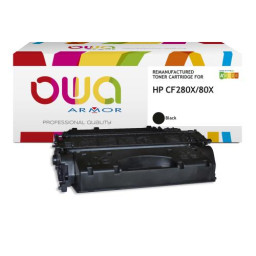 Toner reman OWA: Lj Pro 400 M401 M425 11.800p. Jumbo CF280X / 80X (+capacidad)