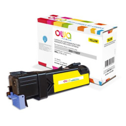 Toner reman OWA: DELL 2150 2155 2.500p. HC 593-11037 / 9X54J amarillo