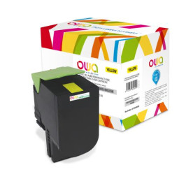 Toner reman OWA: LEXMARK CX310 CX410 CX510 2.000p. Std 80C2SY0 / 802SY amarillo