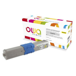 Toner reman OWA: OKI C310 330 510 530 MC351 352 2.000p. Std 44469704 amarillo