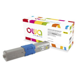 Toner reman OWA: OKI C510 C530 C531 MC561 MC562 5.000p. HC 44469722 amarillo