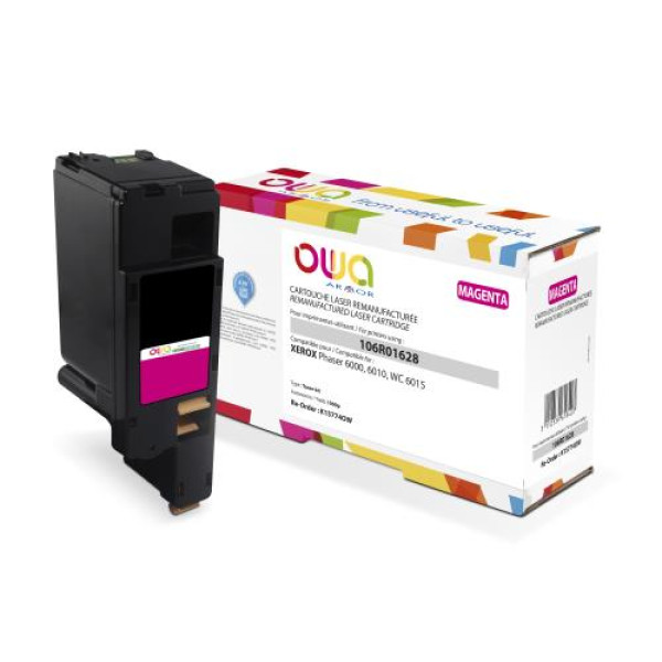 Toner reman OWA: XEROX Phaser 6000 6010 6015 1.000p. Std 106R01628 magenta