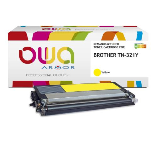 Toner reman OWA: BROTHER HLL8250 DCPL8400 MFCL8650 1.500p. Std TN321Y