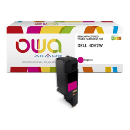 Toner reman OWA: DELL 1250 1350 1355 C1760 C1765 1.400p. HC 593-11142 / 4DV2W magenta