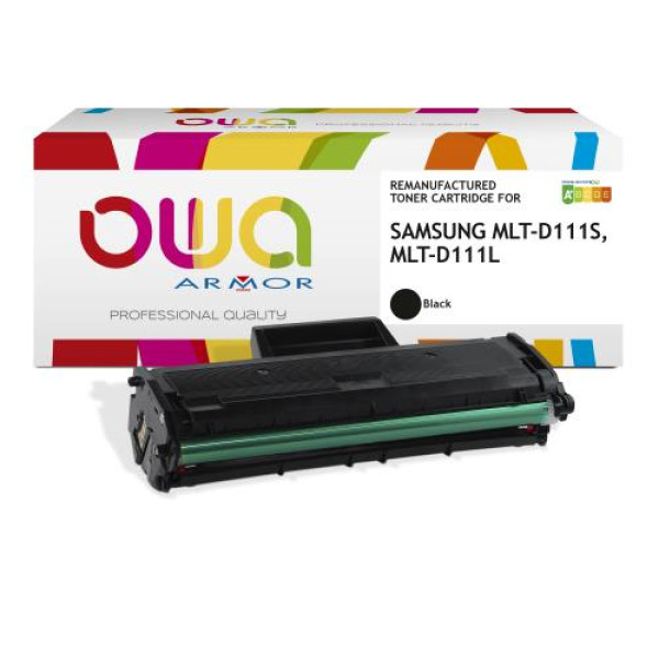 Toner reman OWA: SAMSUNG Xpress M2020 2026 2070 2.000p. HC MLT-D111S / MLT-D111L