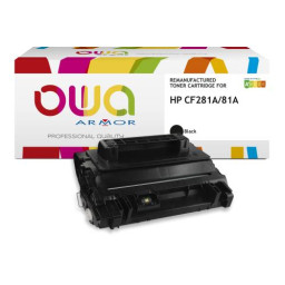 Toner reman OWA: HP Lj Ent M604 M605 M606 M630 10.500p. Std CF281A / 81A